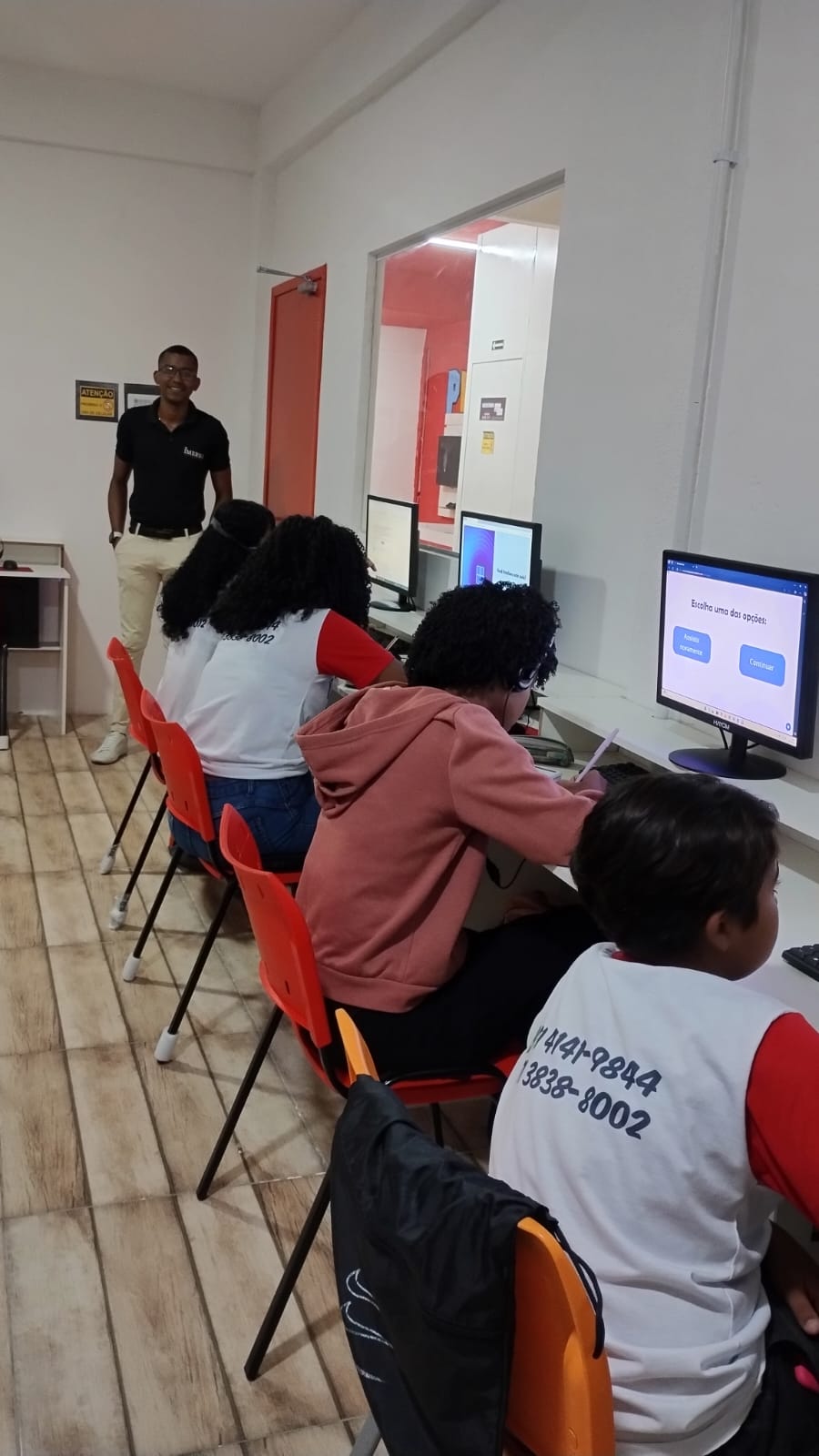 Sala de aula da Imerso Cursos
